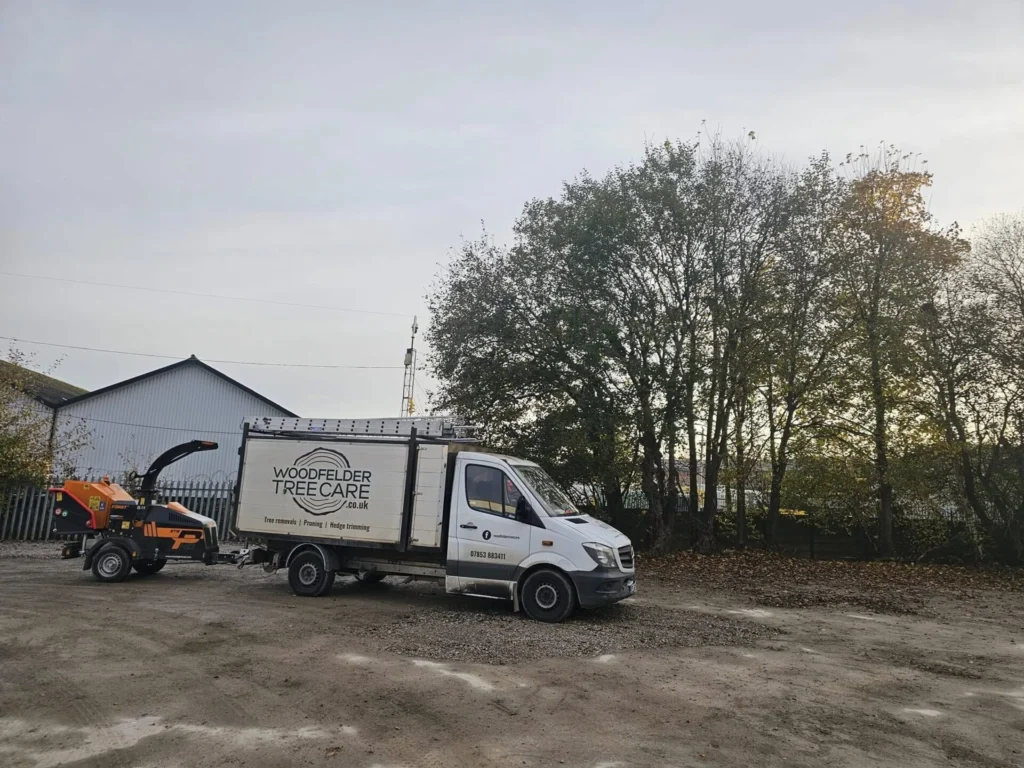 Woodfelder Tree Care Van and Chipper